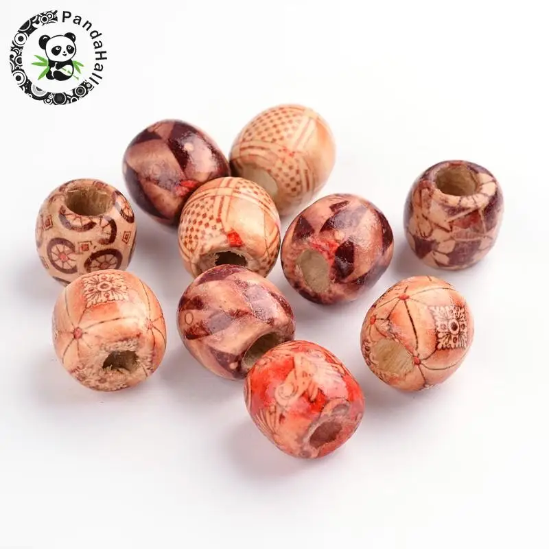 Разноцветные деревянные бусины без свинца для изготовления сережек браслетов