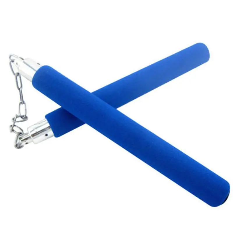 Каратэ Боевые искусства обучение пены Nunchaku нунчаки палочка практика игрушка для детей 4 цвета безопасности губка Nunchaku