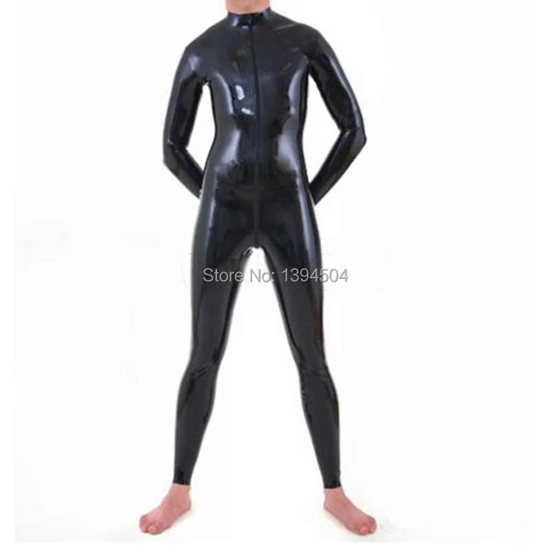 Мужской латексный костюм zentai cekc черные сексуальные экзотические боди ручной