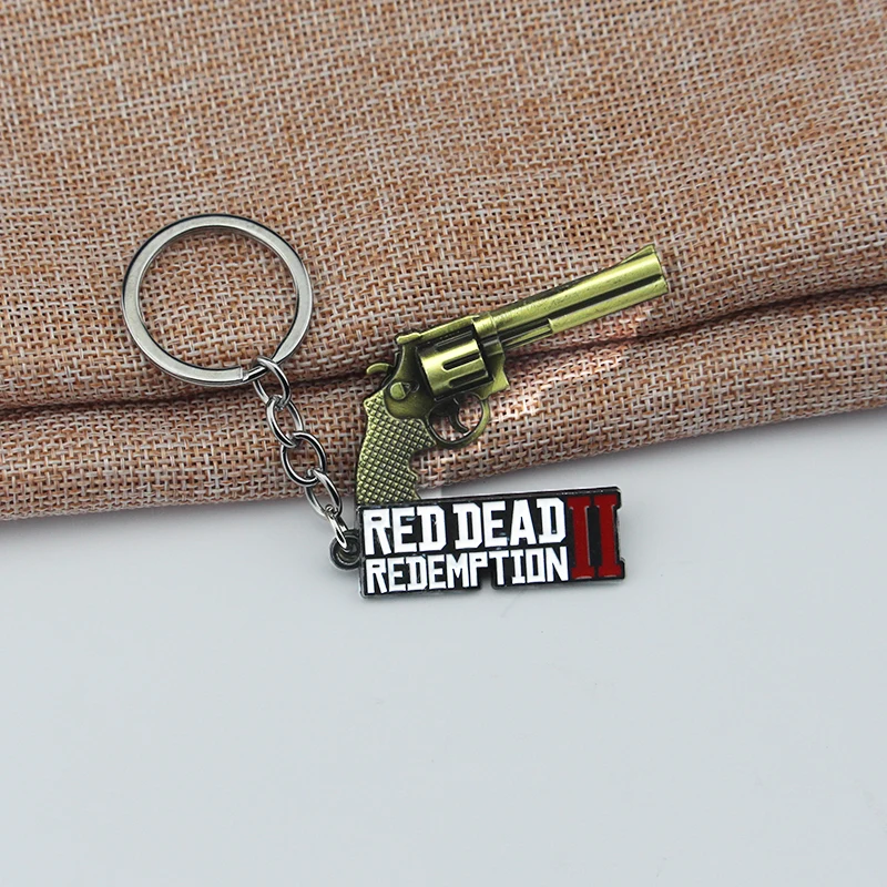 Лидер продаж игровые бирки для связки ключей Red Dead 2 Модные металлические