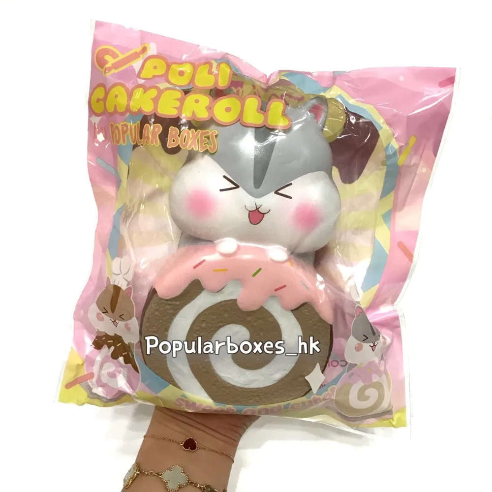 Популярные коробки хомяк поли cakeroll мягкая медленно восстанавливающая форму