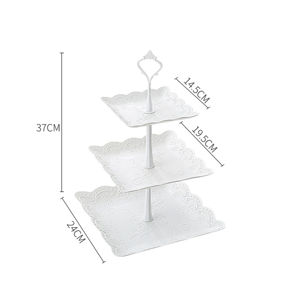 3 Уровня подставка для кекса свадебного торта на день рождения десертные подносы