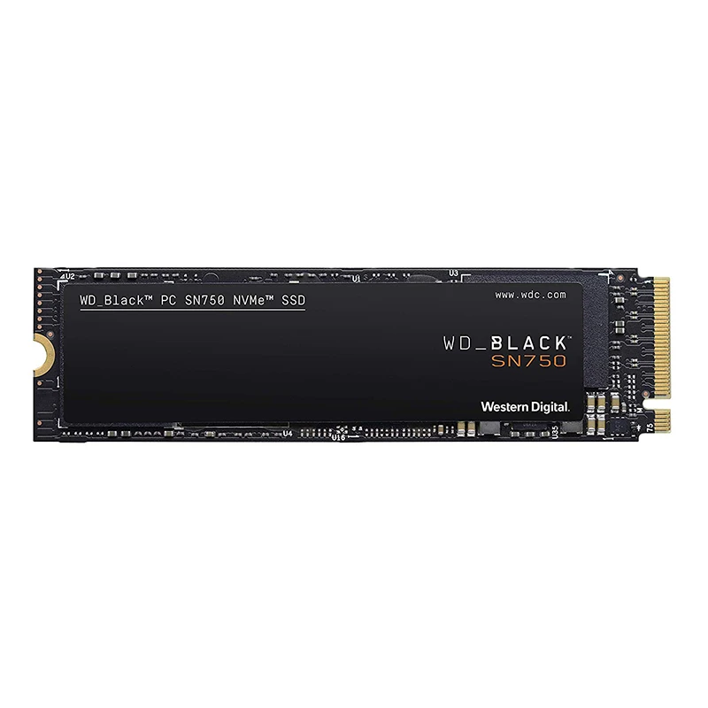 Твердотельный накопитель WD SSD черный NVMe 3D NAND 500 Гб M.2 2280 WDS500G2X0C 3400 дюйма|Внутренние