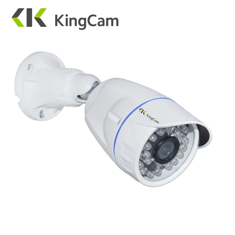 KingCam Алюминий металла 2MP Пуля IP Камера POE 1080 P/720 P Открытый HD Безопасности