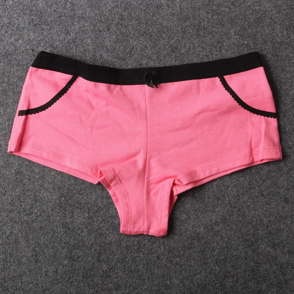 6 шт./Лот новые хлопковые короткие боксеры женские трусы шорты женское нижнее