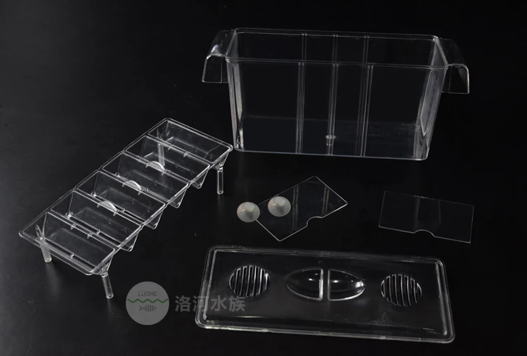 4-комнатный люк подвесной аквариум акриловый детский для разделения мелких рыб