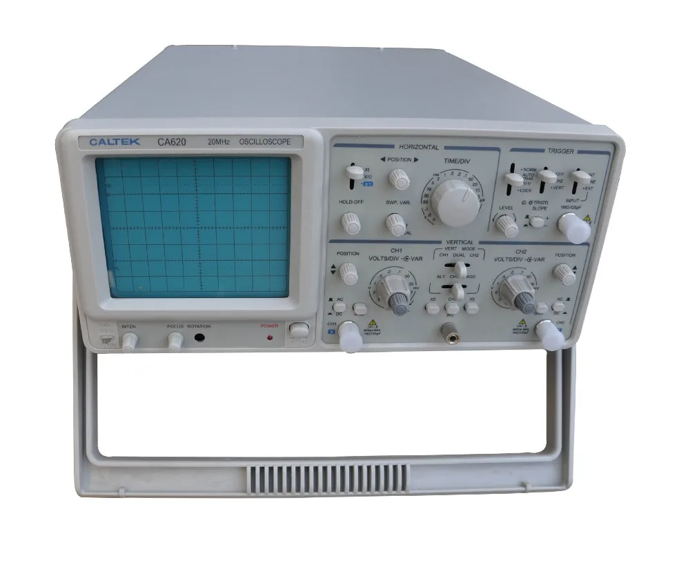 Caltek CA620N двухканальный аналоговый осциллограф 20 МГц|analog oscilloscope|dual trace