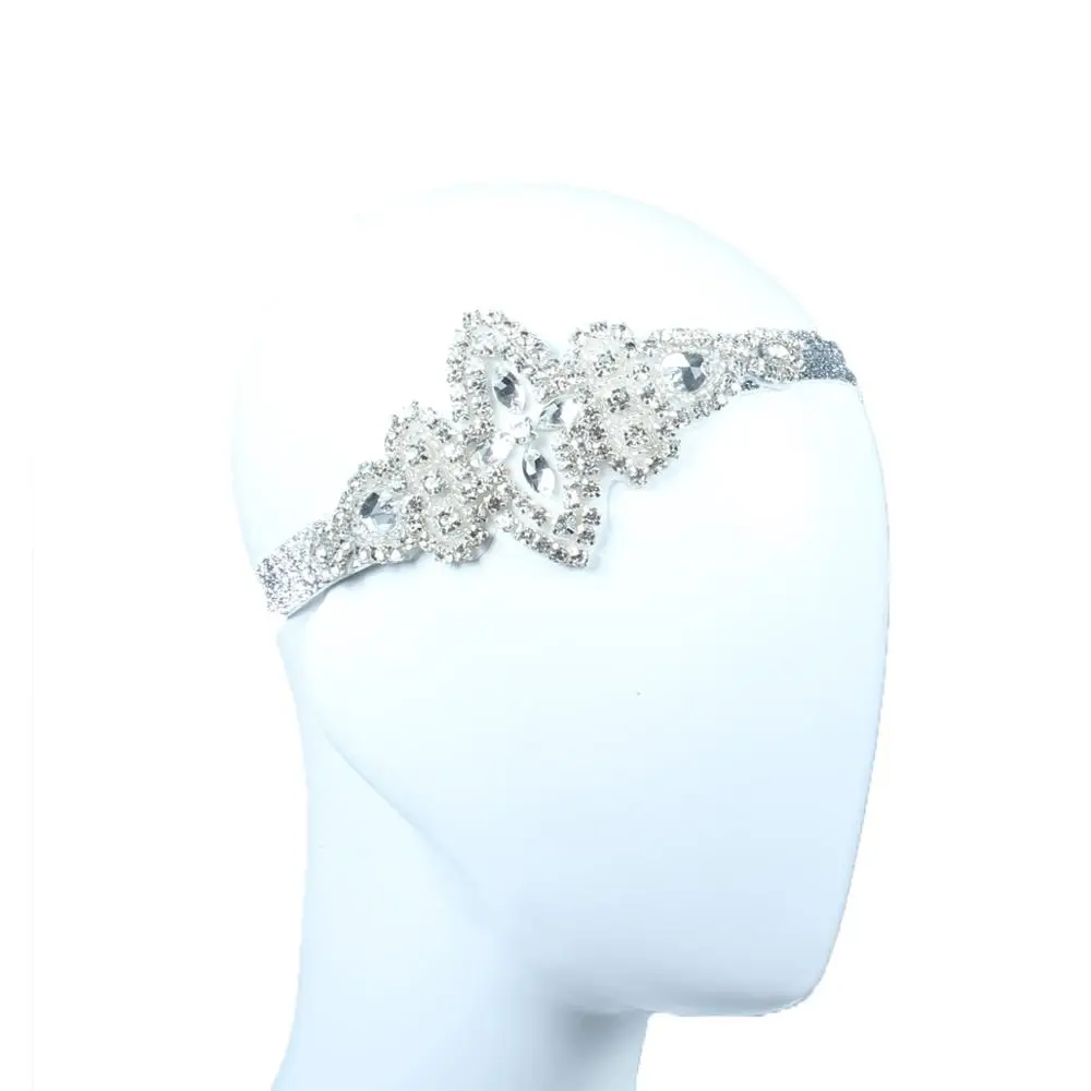 Лоуосайвор Оптовая продажа 1920-х годов Гэтсби Флэппер головной убор Кристальный Аппликация Невеста Свадебная повязка HS10259.