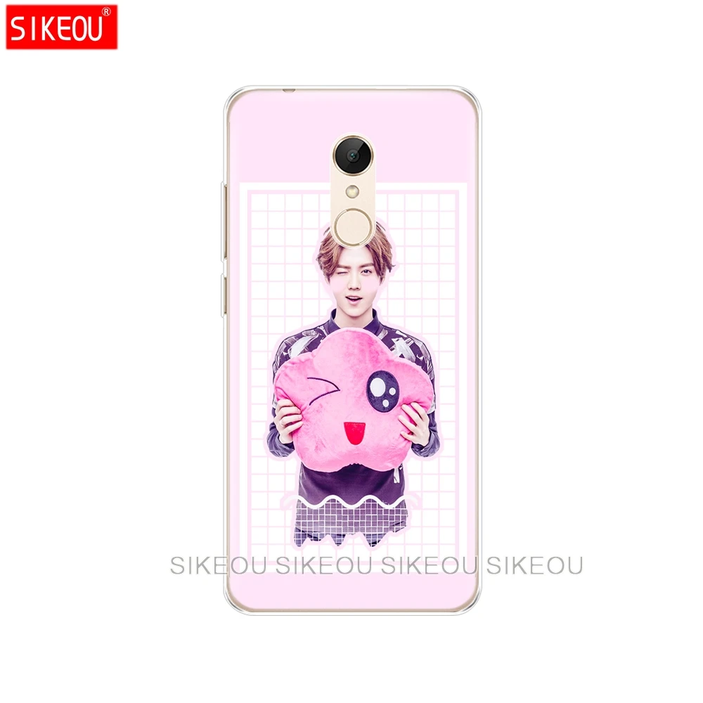 Силиконовый чехол для телефона Xiaomi redmi 5 4 1 1s 2 3 3s pro PLUS note 4X 4A 5A Kpop exo LUHAN Park