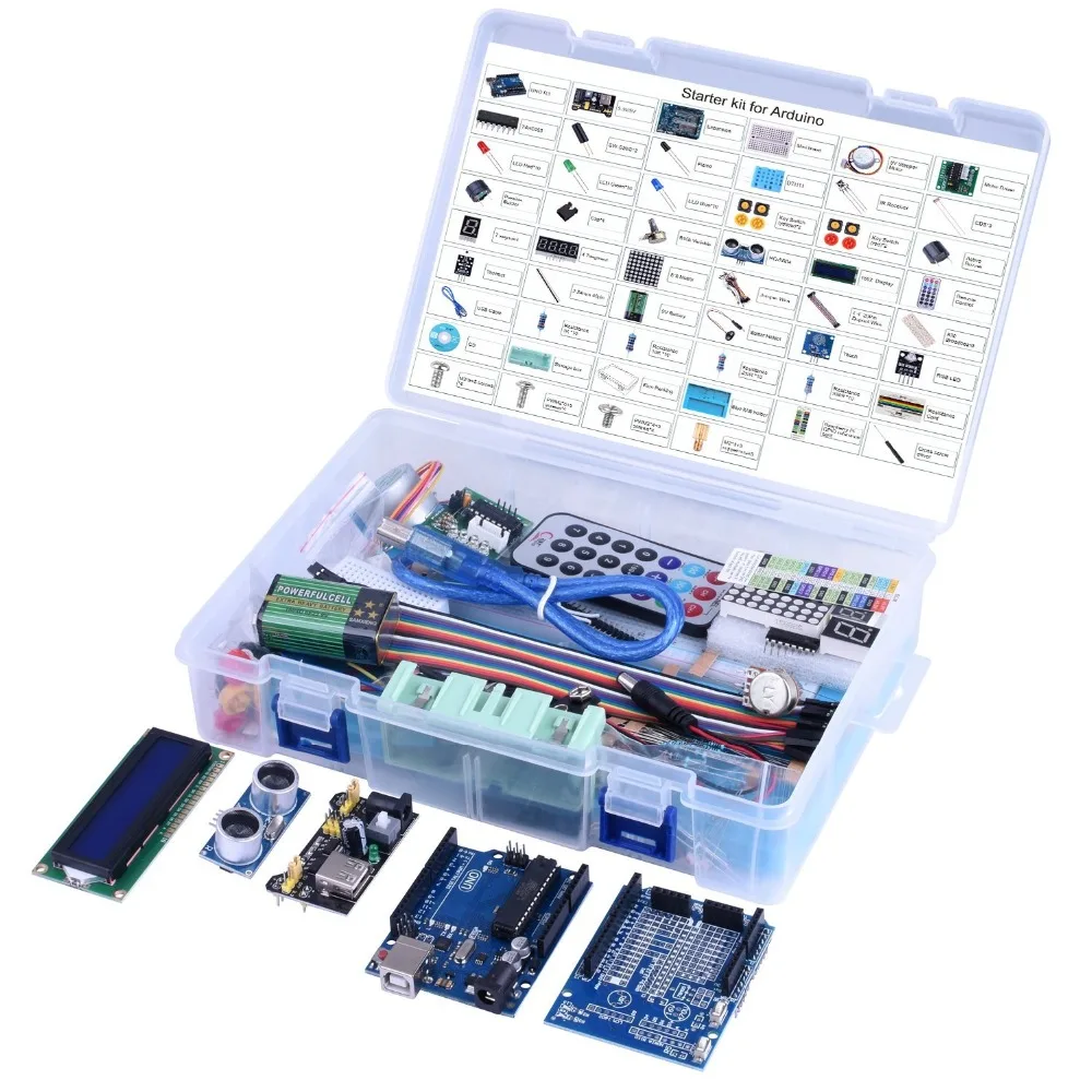 UNIROI UNO Starter Kit для начинающих Arduino обновлен проект R3 Mega 2560 робот нано UA005 |