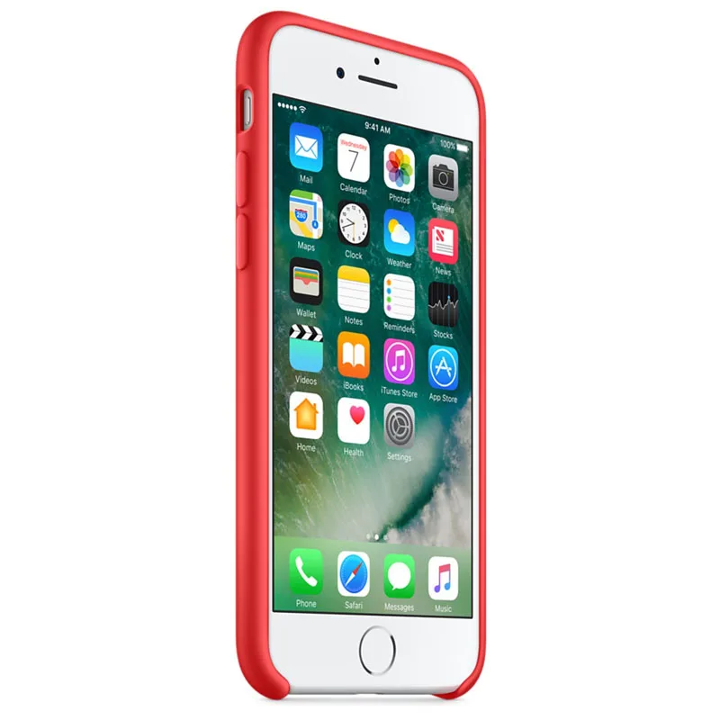 Защитный чехол для iPhone 8 Ультратонкий силиконовый 4 7 дюйма ярких цветов в