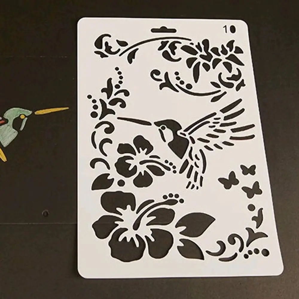 

Bird DIY Hollow Flower Drawing Manual Painting Board Template Stencil Icon Tool Hot
