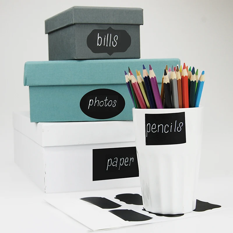 Меловая доска наклейки для рукоделия кухонная банка этикетки оптовая продажа 203