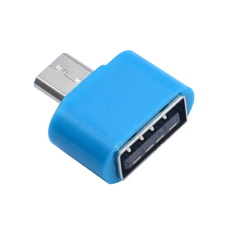 Мини микро USB к OTG адаптер конвертер для Android смартфонов 6 цветов | Компьютеры и