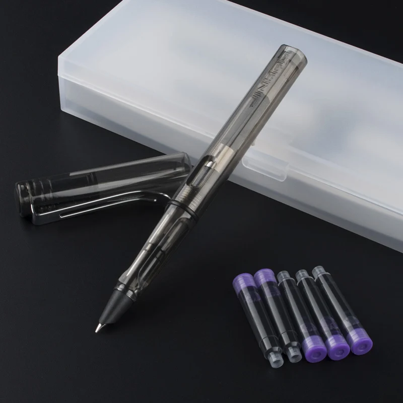 Ручка перьевая Прозрачная с наконечником 599 мм 0 38|colored fountain pen|fountain penpens for writing |