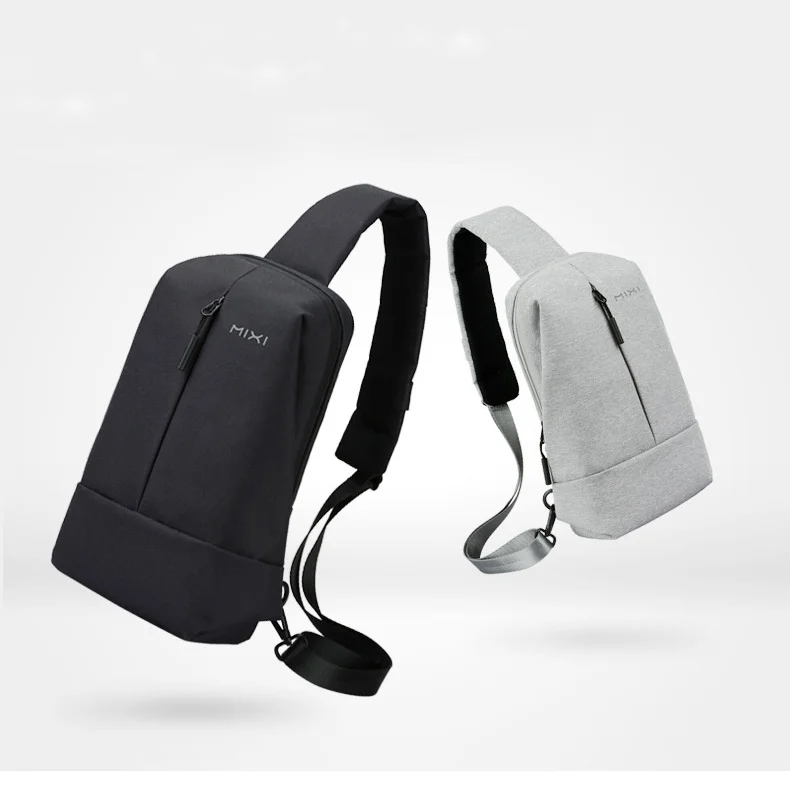 Мужская нагрудная сумка Mixi с зарядкой через usb для молодых людей, сумка через плечо для студентов колледжа, дорожная сумка, подходит для Ipad 9,7 дюймов, сумка через плечо