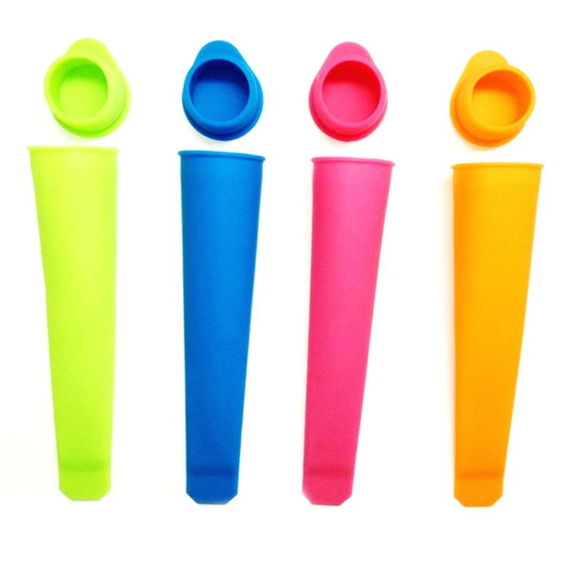 4 шт./компл. Chindren Лето Popsicle Maker Мороженое Mold Еда Класс силиконовые Замороженные Поп