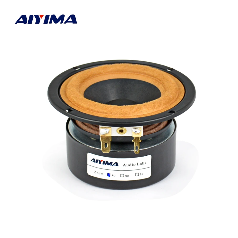 

AIYIMA 1Pc 3 Inch Audio Portable Speaker 4 8 Ohm 20W Full Range Stereo Hifi Speakers DIY Home Theater Bluetooth-compatible