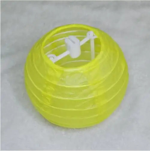Yellow 50 штук 4 дюйма 10 см 10 цветов красивые мини китайские бумажные фонари для вечерние и Свадебное Украшение подвесное бумажный шар - Цвет: Yellow