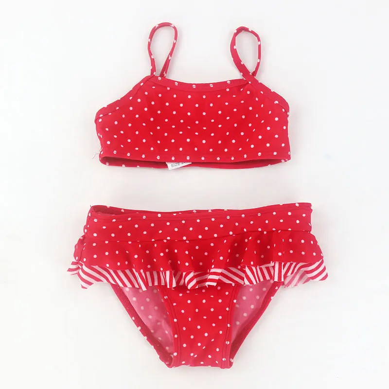 В 2019 году Раздельный купальник для девочки Новорожденные Девочки Малыши точка