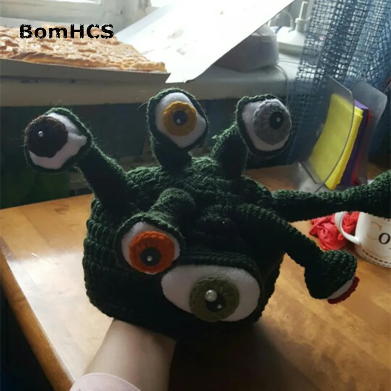 BomHCS Забавный подарок Осьминог щупальца шляпа 100% ручная работа крючком зимняя