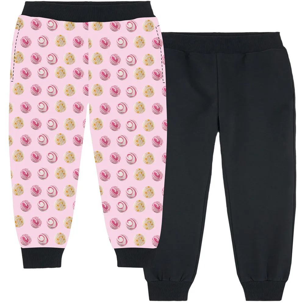 girls pants kids Children's clothes 0-12Y baby new Spring 2018 Ice cream printing Autumn Hop Sweatpants cool | Детская одежда и