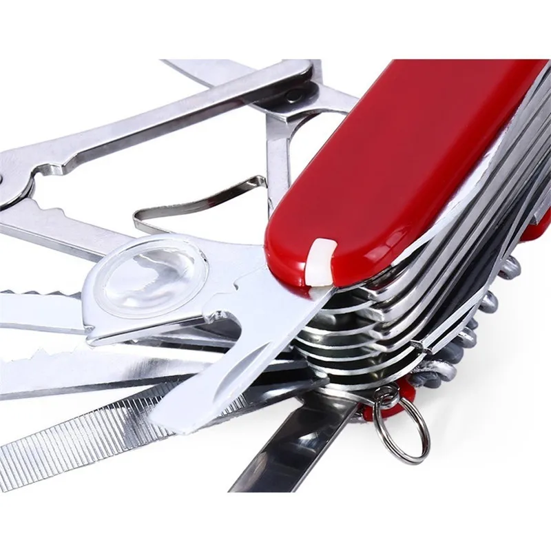 17 In 1 Multifunctional Tools Stainless Steel Folding Knife Outdoor Camping Survival Multi Pocket EDC Gear For Hunting | Спорт и