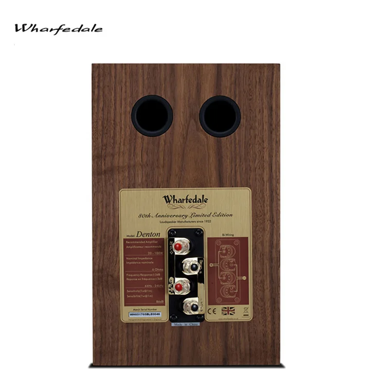 Wharfedale Denton 80th anniversary Professional Audio громкий динамик Hifi классический деревянный книжная