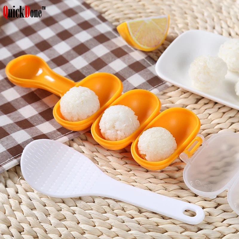 QuickDone Творческий формочки для рисовых шариков Еда Класс Пластик &quotсделай сам&quot