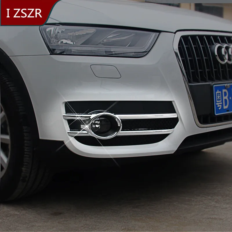 ABS Chrome Front Fog Light Decorated Frame For Audi Q3 2013-2016 Z2AAL323 | Автомобили и мотоциклы