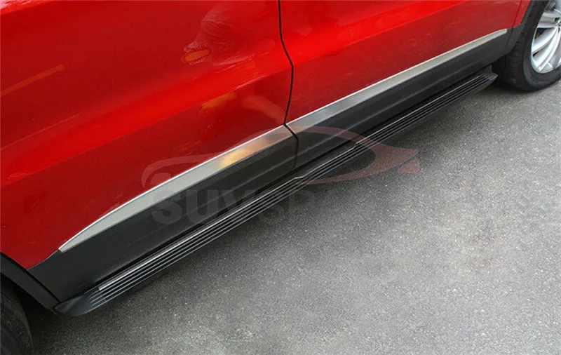 Беговая плата подходит для VW Volkswagen Tiguan All Space 2017 2018 2019 2020 боковая ступенька Nerf Bar