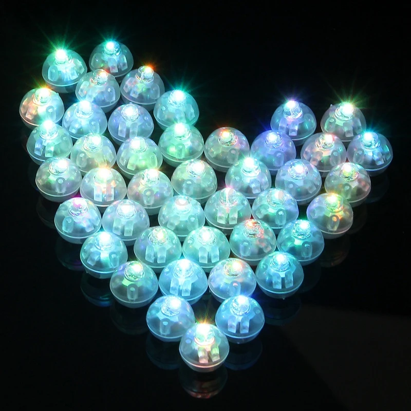 100 шт./лот круглый RGB светодиодной вспышкой мяч лампы белый шар света для Свадебная вечеринка украшения 6 цветов Высокое качество ваза декор
