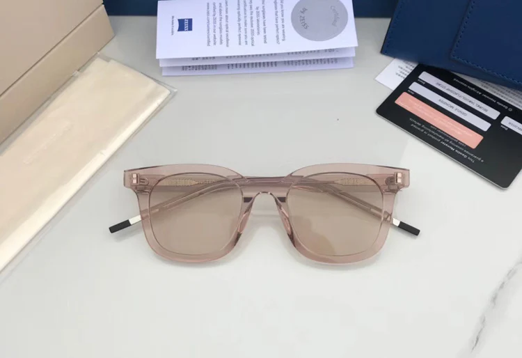 pink Модные корейские Квадратные Солнцезащитные очки bibang, Винтажные Солнцезащитные очки Dal lake, Ретро стиль, солнцезащитные очки для мужчин Wo, мужские нежные брендовые дизайнерские солнцезащитные очки с V логотипом - Цвет линз: pink