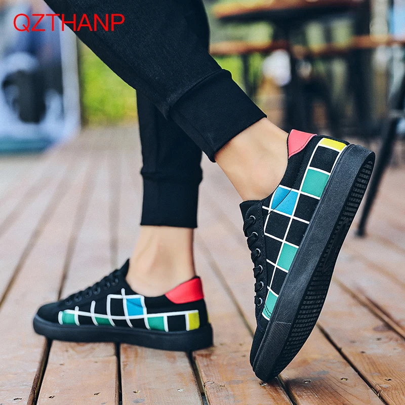 

2018 New Arrivals Men Brand Casual Fashion Canvas Shoes Sneakers Man Footwear Male Adult Tenis Masculino Adulto Breathable Flats
