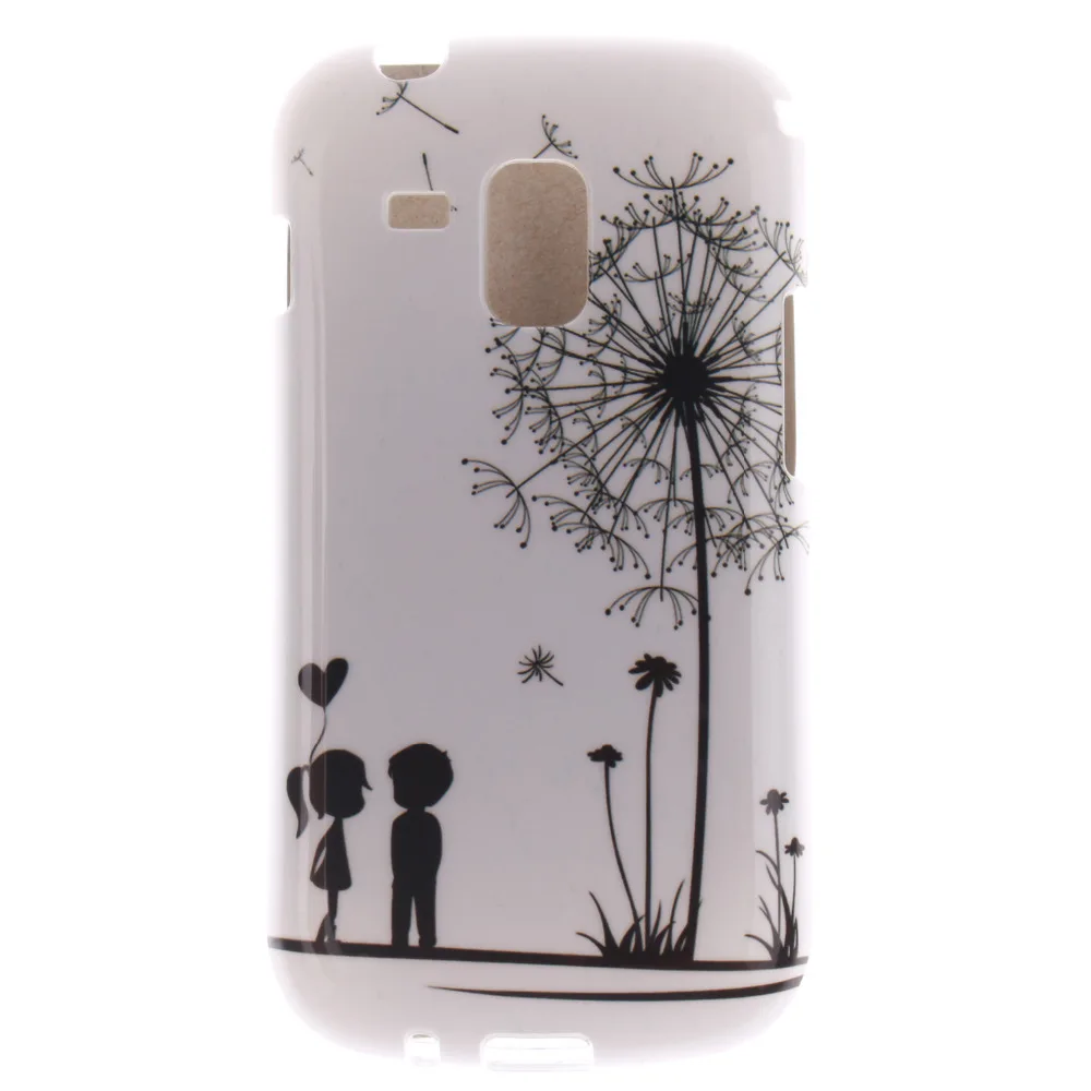 Мягкий ТПУ IMD для SAMSUNG Galaxy S Duos GT S7562 7562 Trend Plus S7580 S7582 задняя крышка TX|Бамперы| |