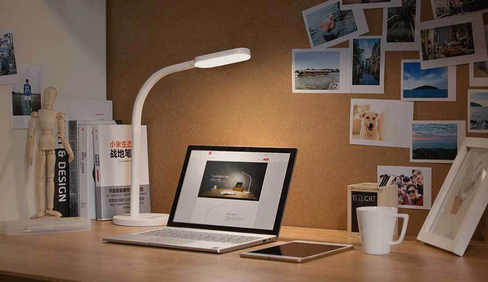 Глобальная версия Xiaomi Yeelight Mijia светодиодный настольная лампа Smart складной сенсорный отрегулировать Настольная лампа для чтения настольная лампа Яркость огни энергосберегающие лампы
