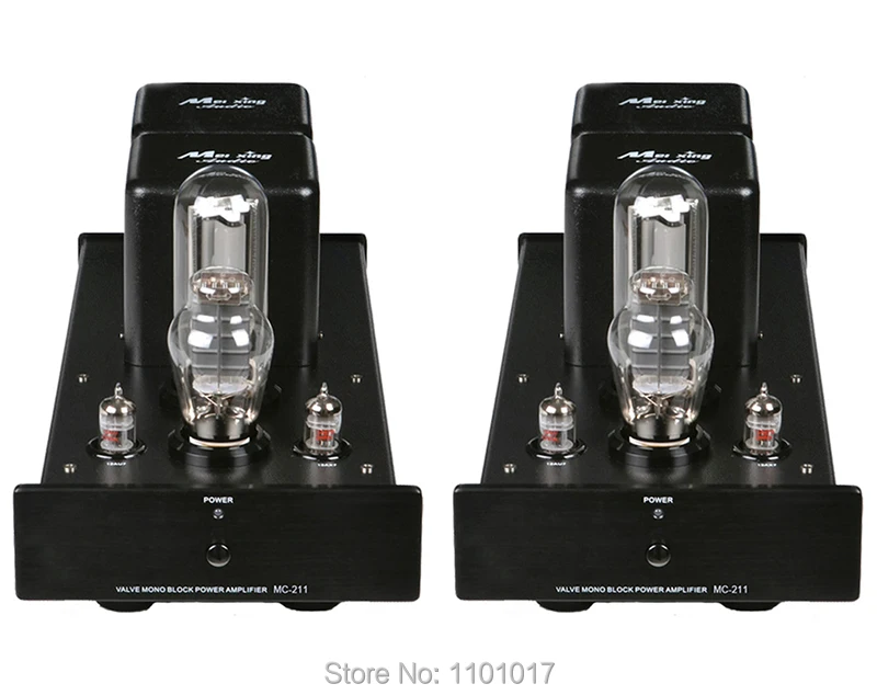 Meixing Mingda MC211 квадратной версии моноблок чистый Мощность трубки AMP HIFI EXQUIS MC-211 300B 2A3 211 лампа усилителя