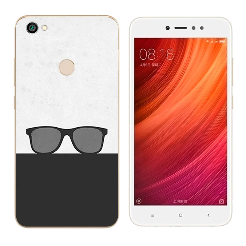 Чехол для Xiaomi Redmi Примечание 5A Prime мягкий силиконовый чехол телефона из ТПУ с