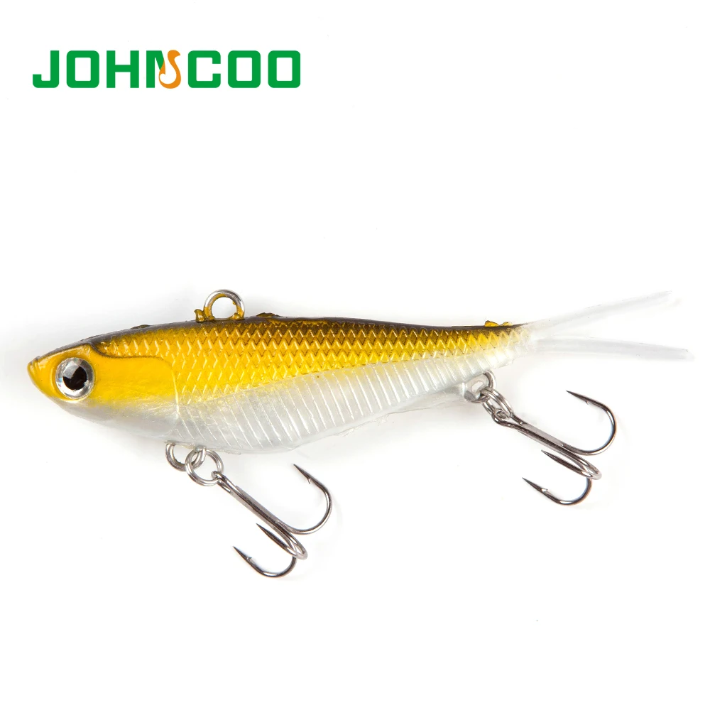 Джонку 2 шт. Новый мягкий ведущий рыболовный приманка 95 мм 20 г Jigging Fish Sinking Action Carp с острыми крючками.