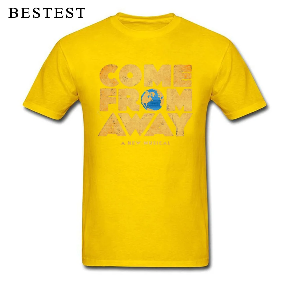 Мужская футболка с надписью Come of Away High Street топы из 100% хлопка футболки в стиле рок