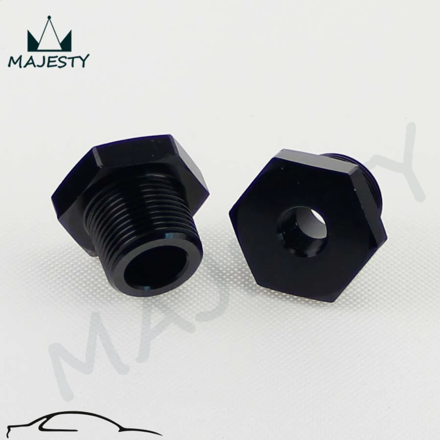 

2 шт. 3/4 "Мужской x 1/4" Женский NPT резьбовой редуктор с шестигранной втулкой фитинг из сплава черный