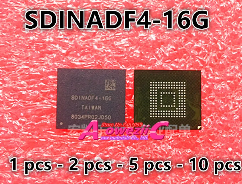 

Aoweziic 2018+ 100% new original SDINADF4-16G BGA EMMC Memory chip SDINADF4 16G