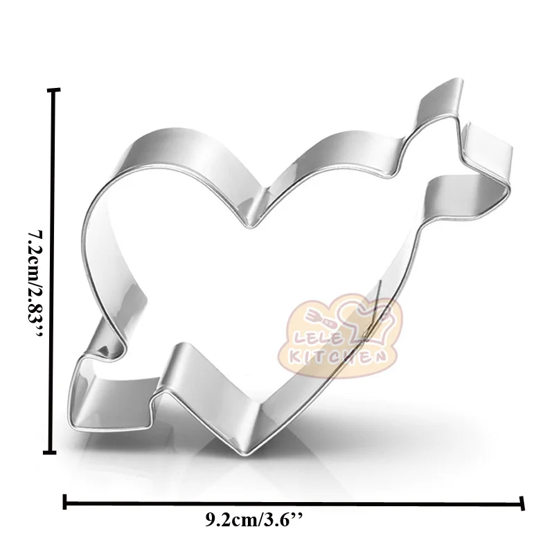 1 шт. Кондитерская пекарня свадебное украшение сердце молды металлический резак