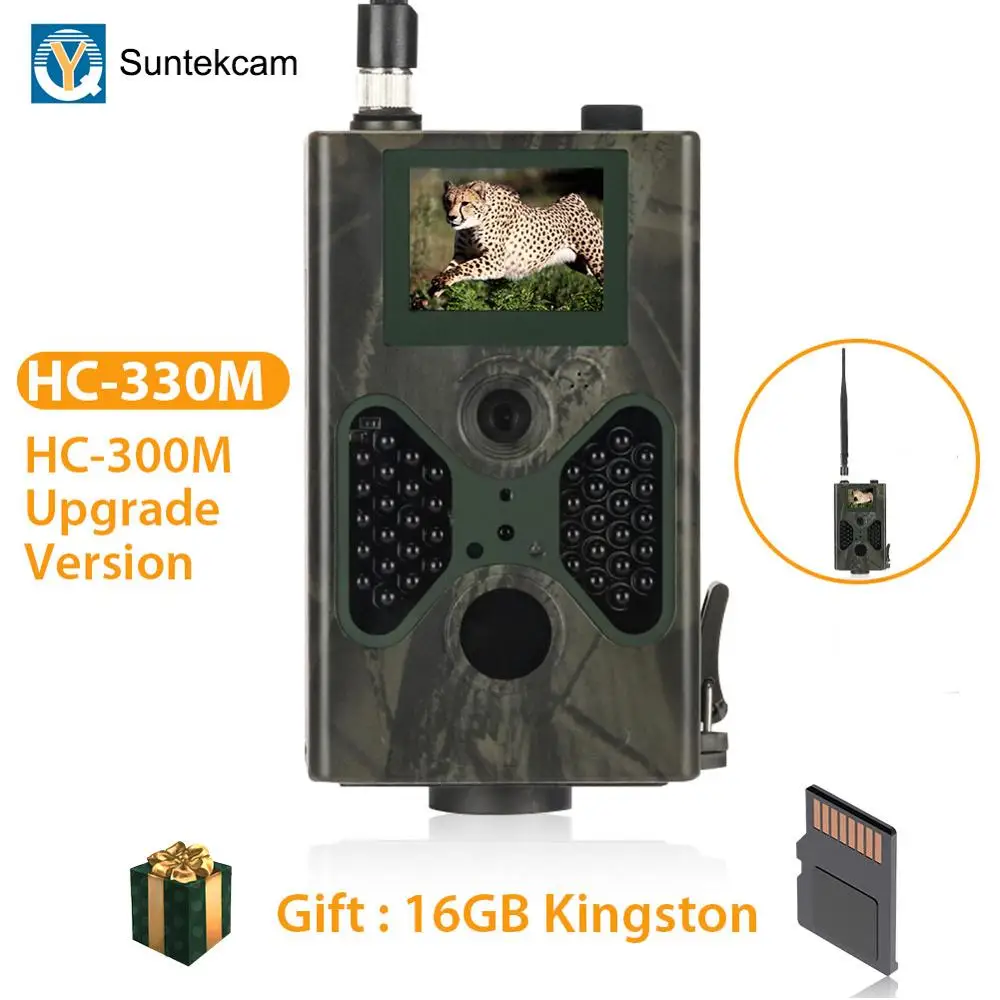 SUNTEKCAM HC-300M 16MP 940nm Night Vision Hunting Camera MMS Trail Camera SMS GSM GPRS 2G Wild Camera Trap Photo Trap PK HC-300M