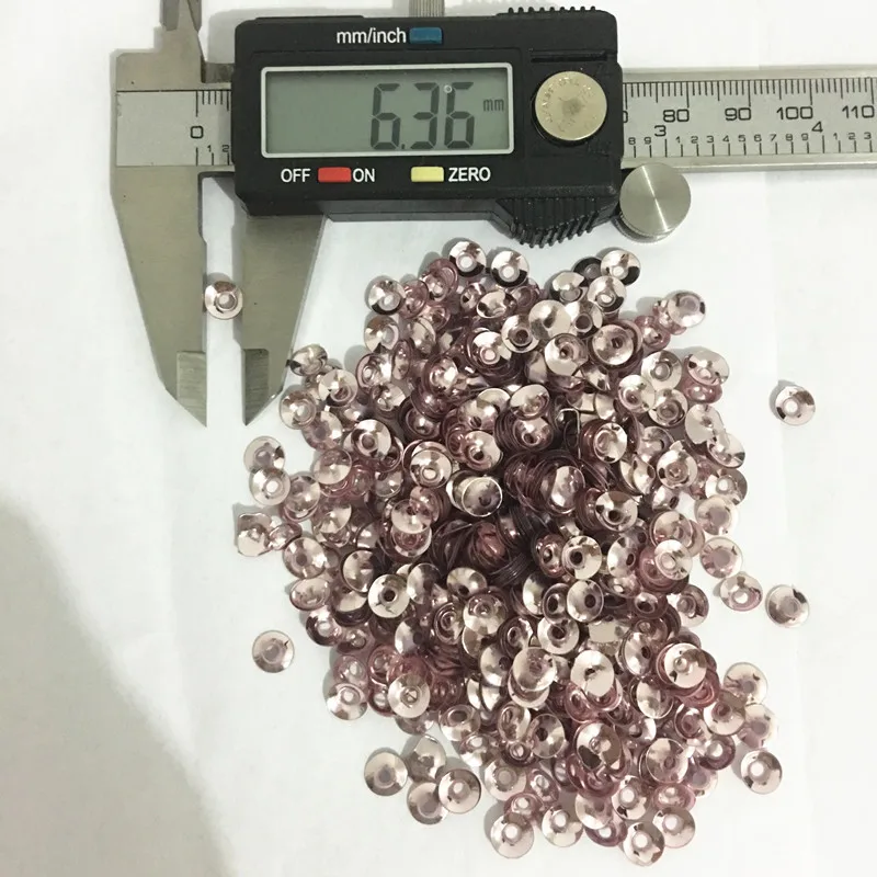 50 г (3000 шт.) 6 мм чаша цветная Воронка круглой формы свободные блестки шитье