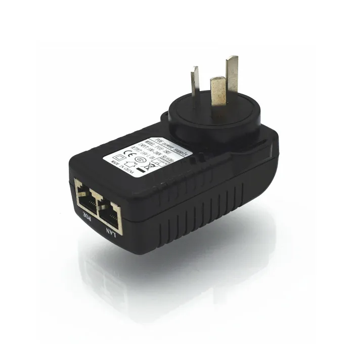 ENSTER настенная вилка POE инжектор с 48 в источник питания через Ethernet для Hikvision Dahua
