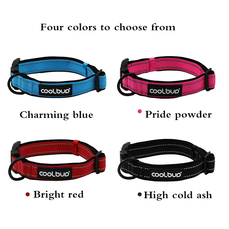 Vinegar with personalized dog collar adjustable soft leather custom dog collar dog large dog necklace pet accessories pet rope