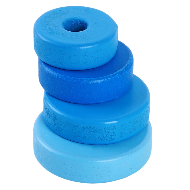 

4 Columns Wooden Blocks Learning Educational Toy Geometric Shape Matching Building Block Montessori Toys For Children