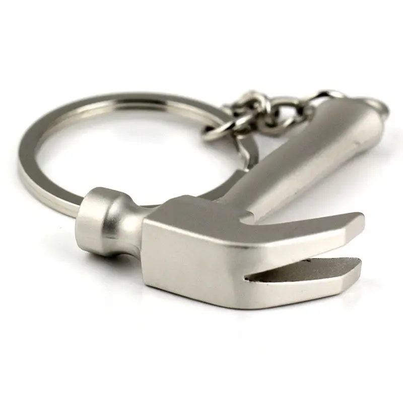 1 шт. Забавный автомобильный брелок креативный металлический персональный молот