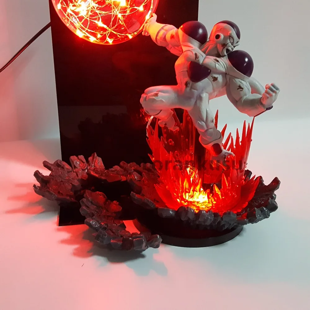 Драконий жемчуг фигура freeza Фриза светодиодные лампы модель игрушки аниме Dragon Ball Z фигурка морозильник DBZ дракон